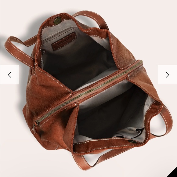 American Leather Co. Liberty Shopper Tote – Genuine Leather Women’s Purse With Multiple Pockets - View #7
